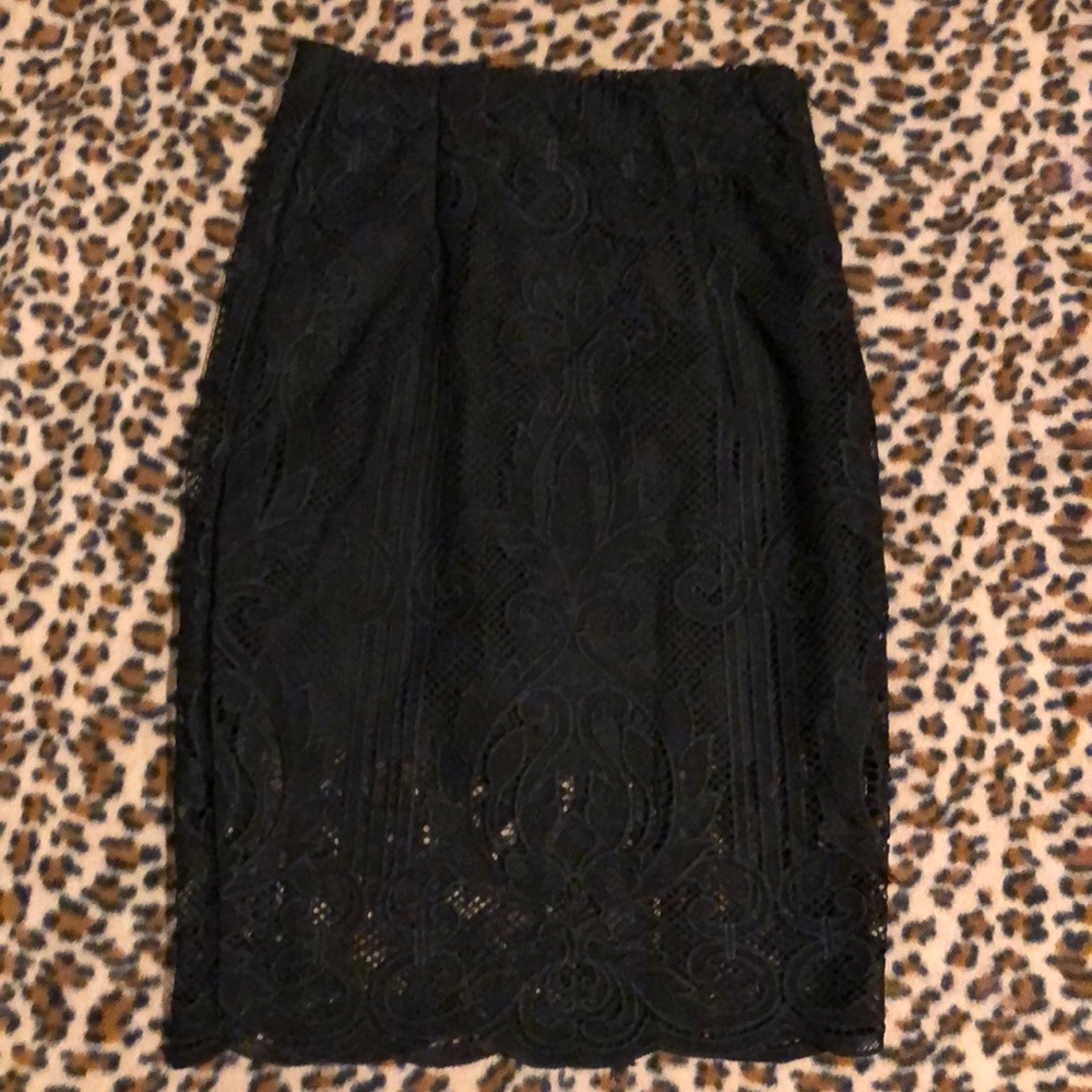 Lace Black Skirt
